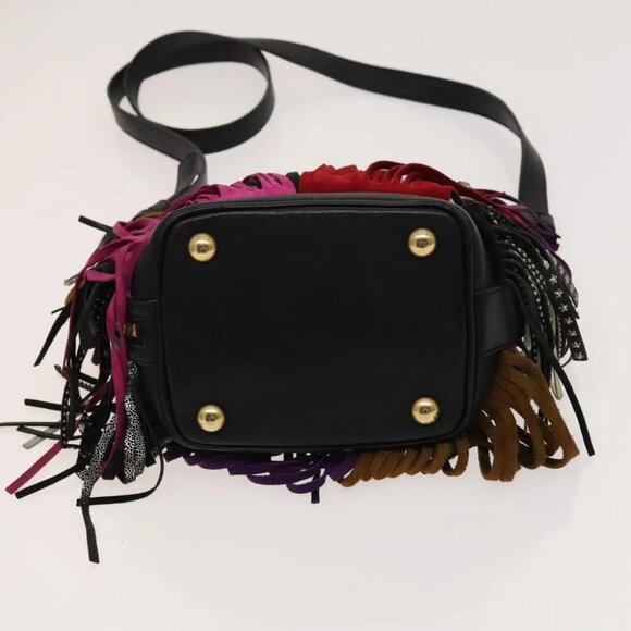 SAINT LAURENT Emmanuel Hand Bag Leather 2way Multicolor GT357603 Auth 116482 - Picture 6 of 16